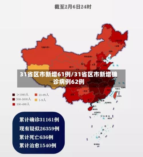 31省区市新增61例/31省区市新增确诊病例62例