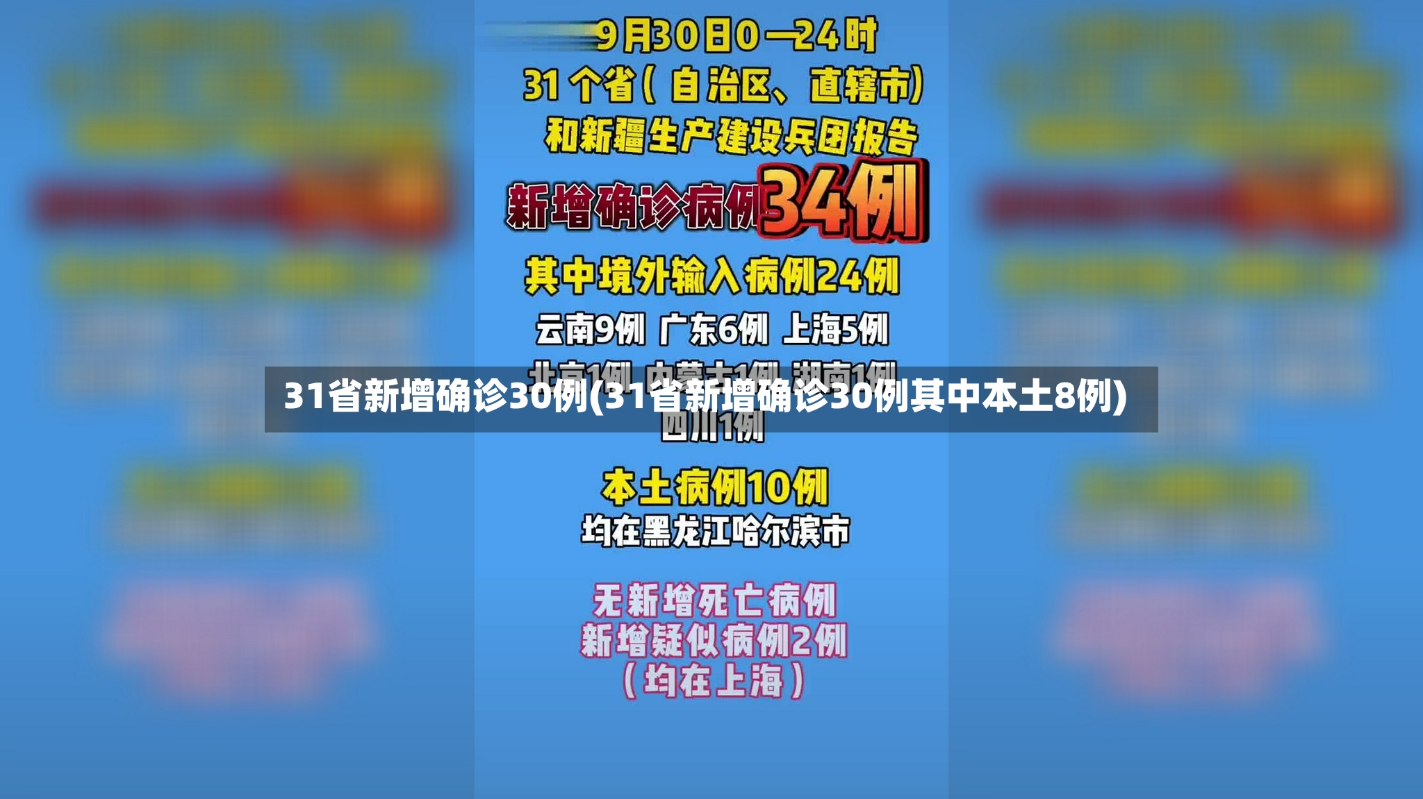 31省新增确诊30例(31省新增确诊30例其中本土8例)-第2张图片
