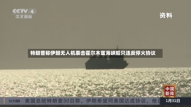 特朗普称伊朗无人机袭击霍尔木兹海峡船只违反停火协议