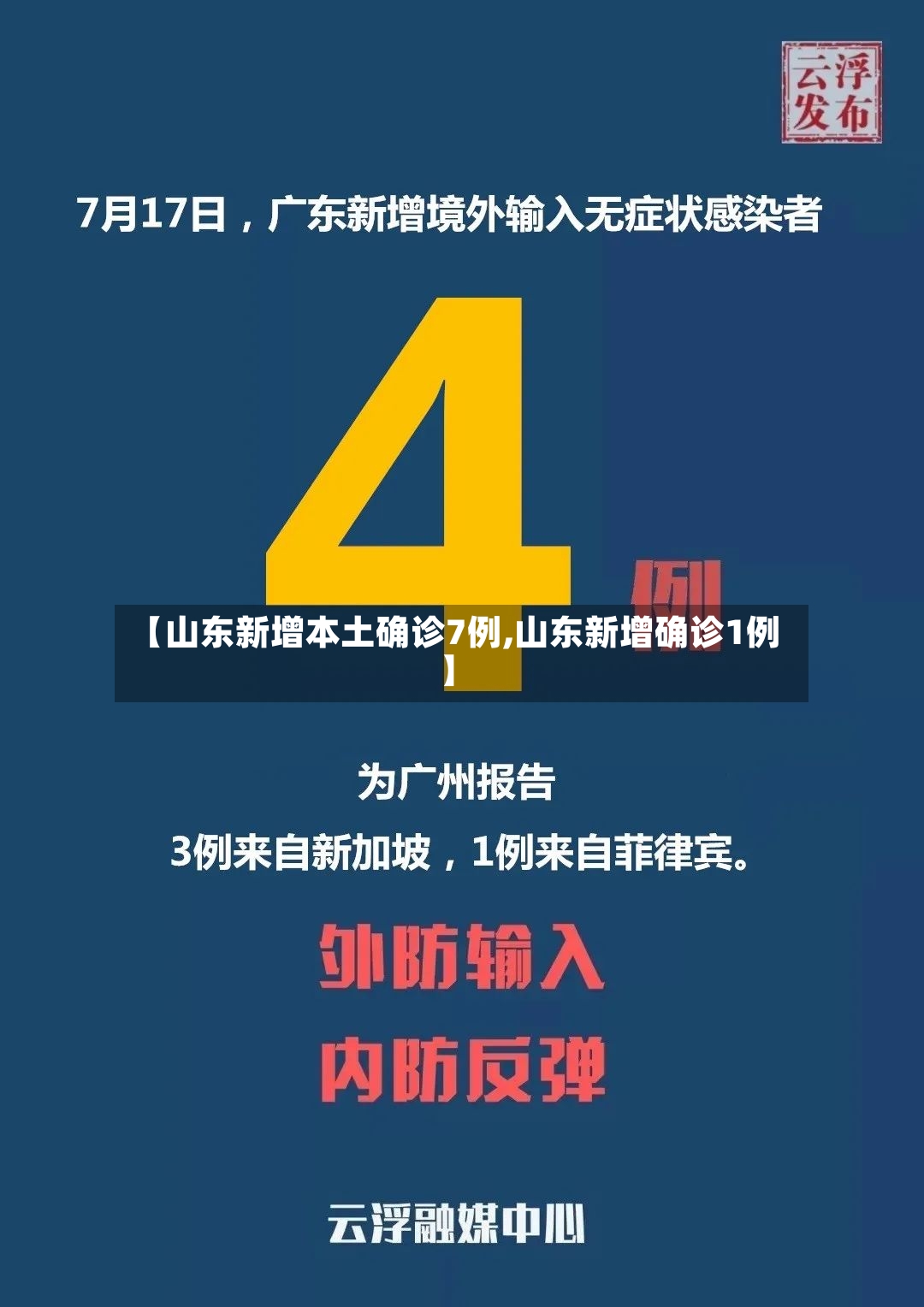 【山东新增本土确诊7例,山东新增确诊1例】-第2张图片
