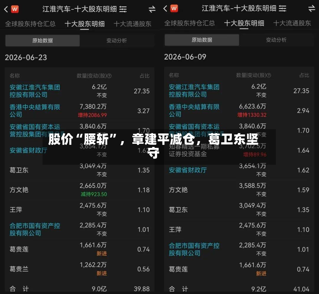 股价“腰斩”，章建平减仓	，葛卫东坚守-第2张图片