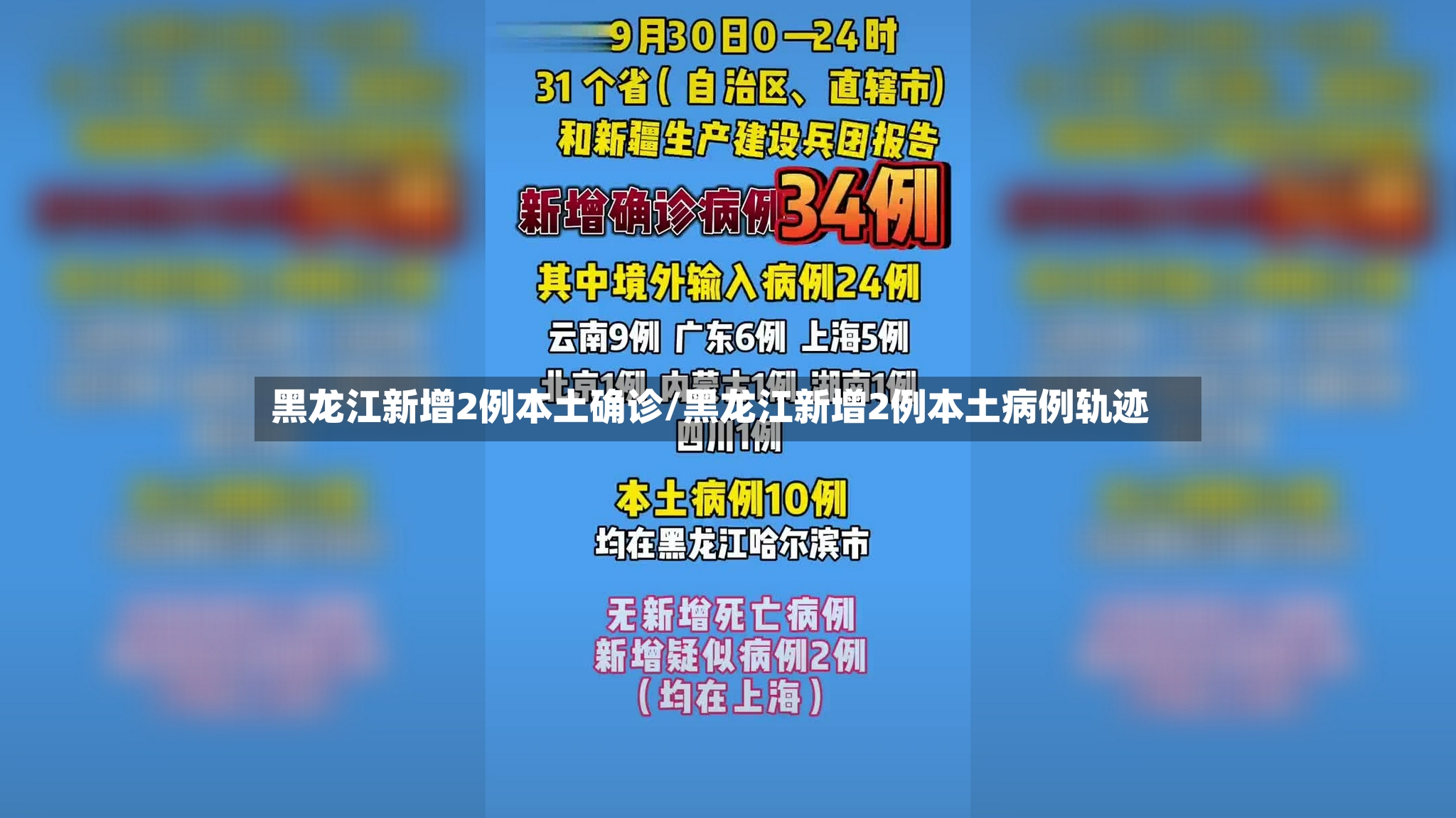 黑龙江新增2例本土确诊/黑龙江新增2例本土病例轨迹