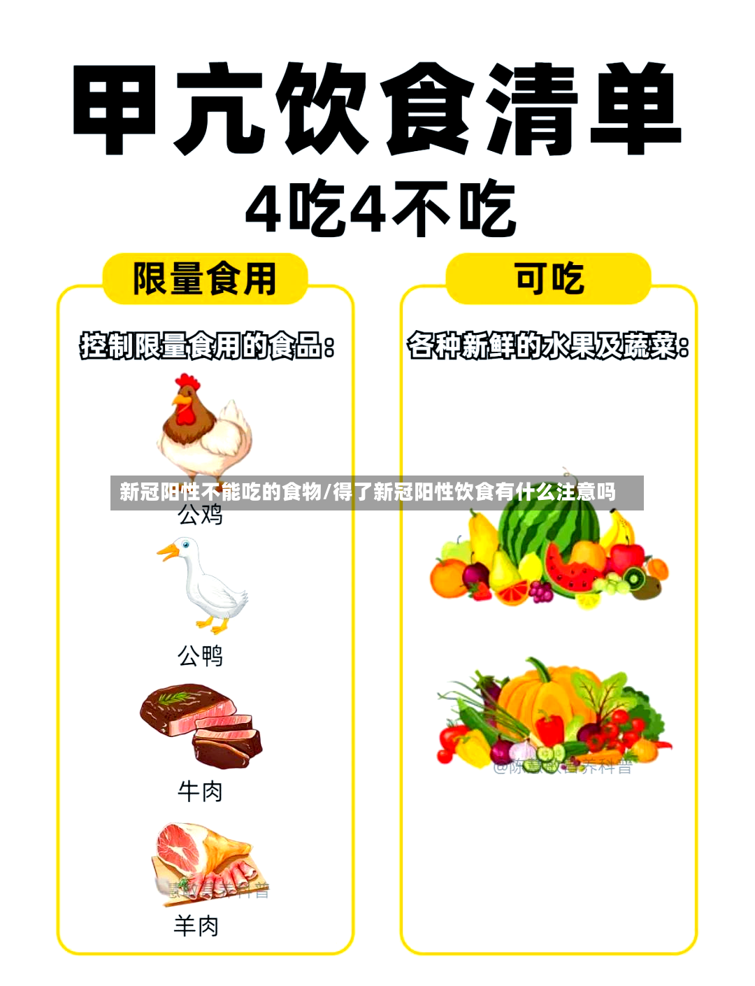 新冠阳性不能吃的食物/得了新冠阳性饮食有什么注意吗-第3张图片