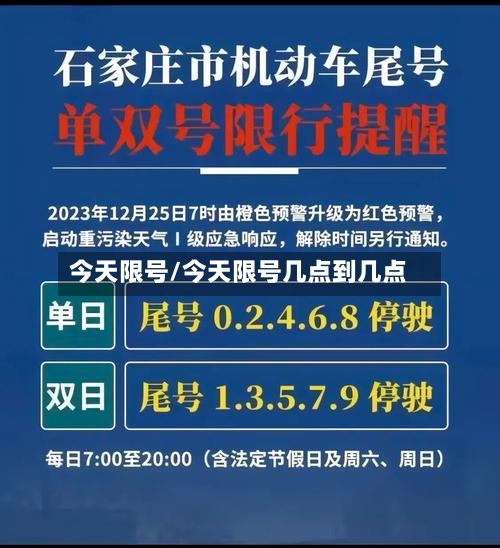 今天限号/今天限号几点到几点