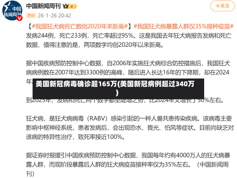 美国新冠病毒确诊超165万(美国新冠病例超过340万)-第3张图片