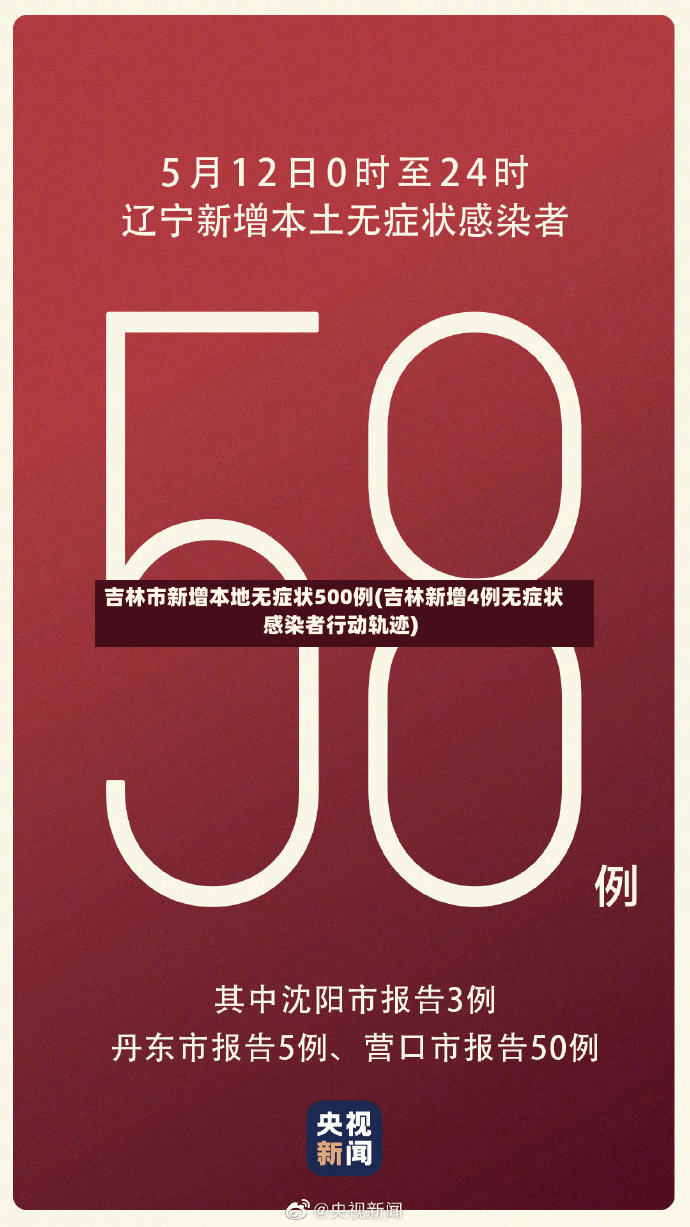 吉林市新增本地无症状500例(吉林新增4例无症状感染者行动轨迹)-第2张图片