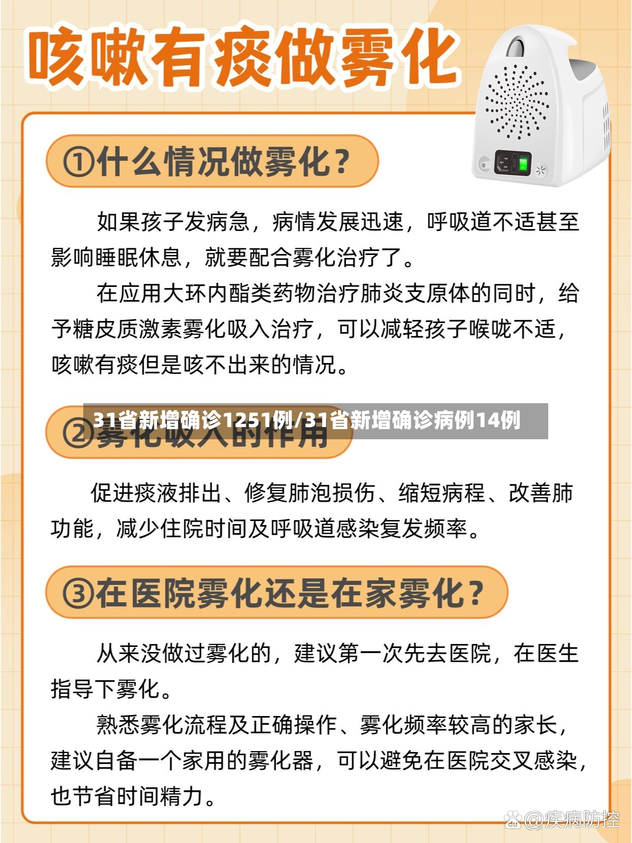 31省新增确诊1251例/31省新增确诊病例14例
