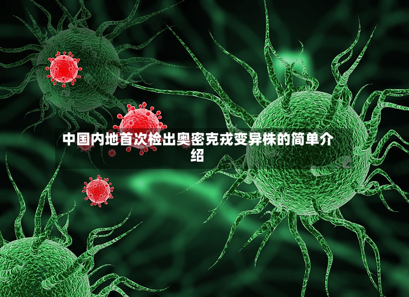 中国内地首次检出奥密克戎变异株的简单介绍-第2张图片