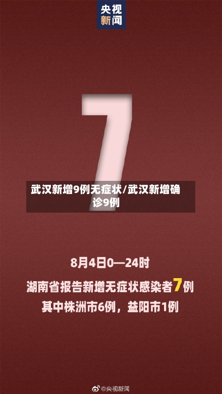 武汉新增9例无症状/武汉新增确诊9例