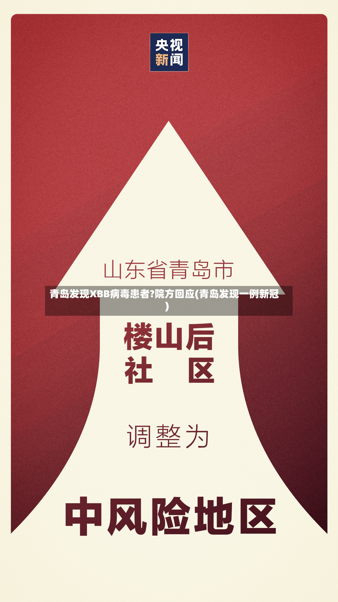 青岛发现XBB病毒患者?院方回应(青岛发现一例新冠)-第2张图片
