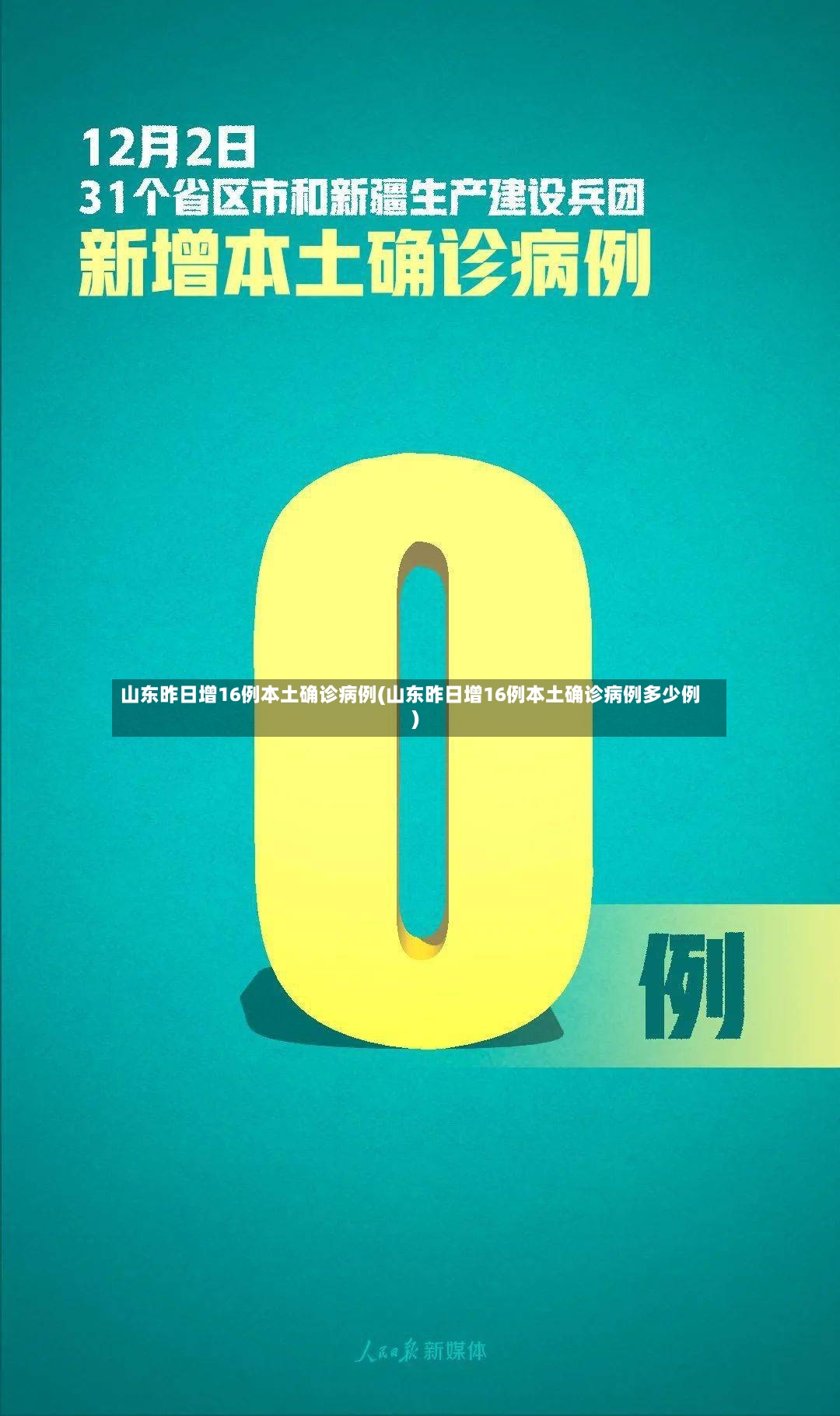 山东昨日增16例本土确诊病例(山东昨日增16例本土确诊病例多少例)-第2张图片