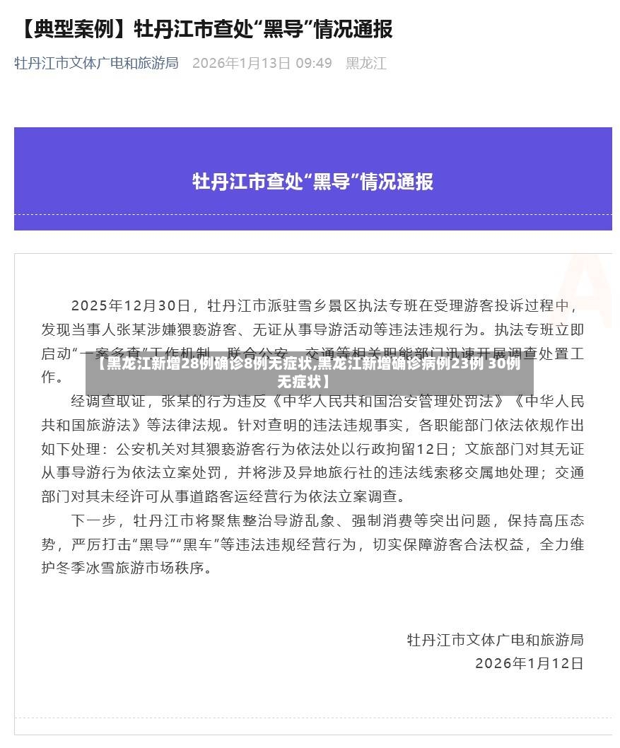 【黑龙江新增28例确诊8例无症状,黑龙江新增确诊病例23例 30例无症状】-第3张图片