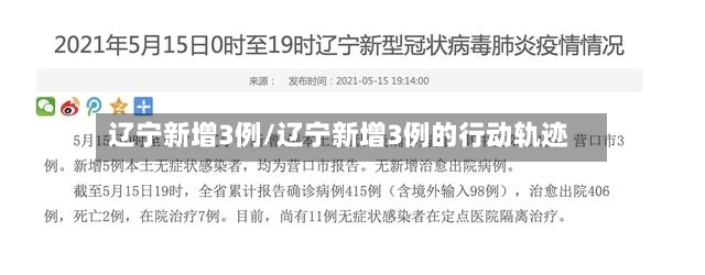 辽宁新增3例/辽宁新增3例的行动轨迹