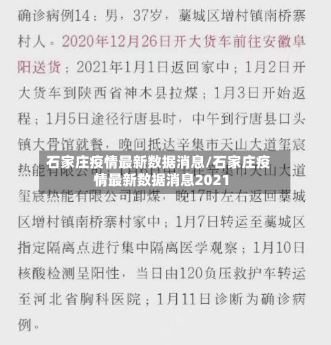 石家庄疫情最新数据消息/石家庄疫情最新数据消息2021-第2张图片