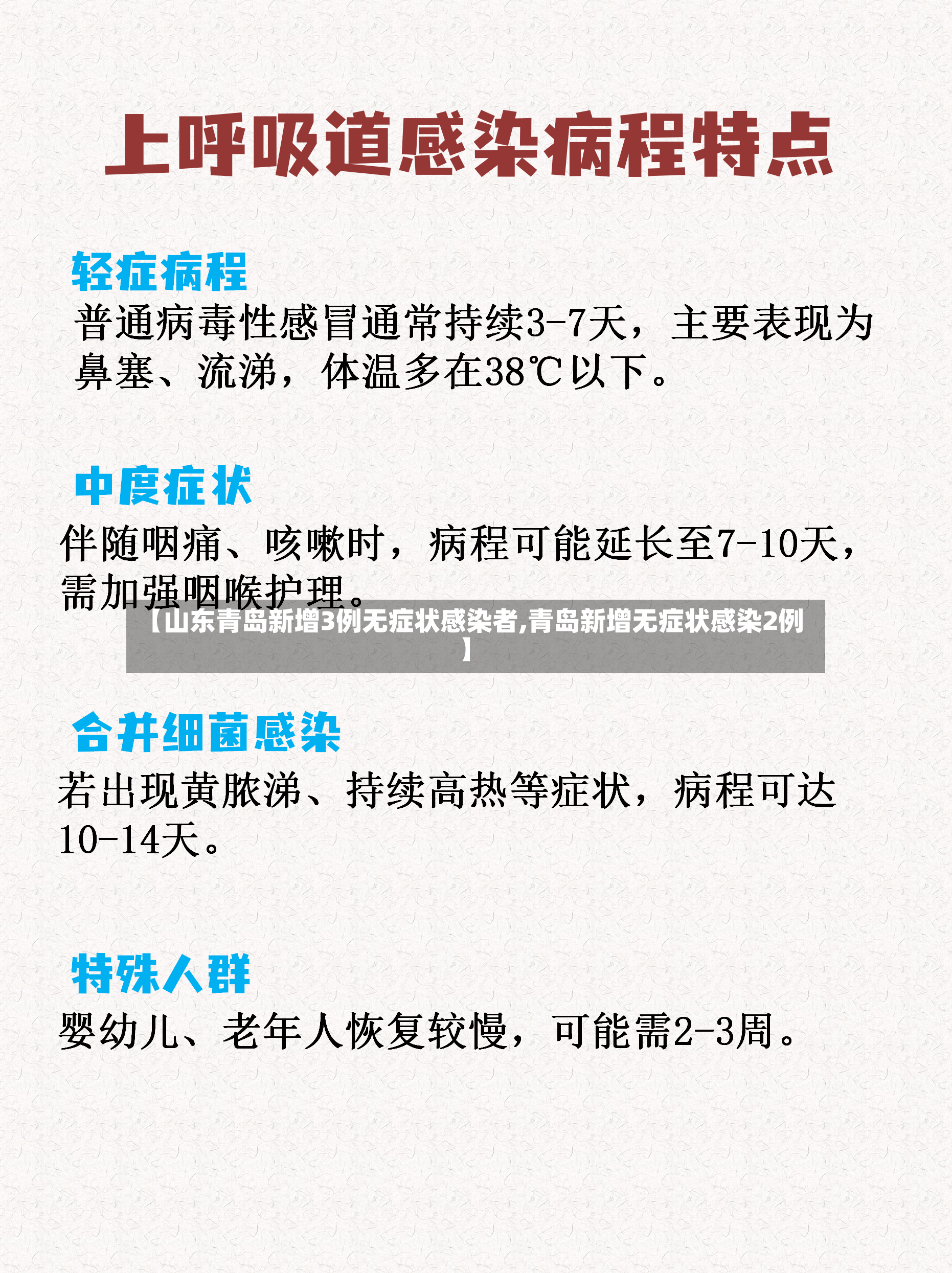 【山东青岛新增3例无症状感染者,青岛新增无症状感染2例】-第3张图片