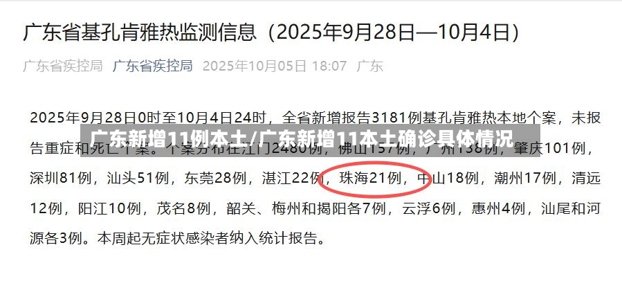 广东新增11例本土/广东新增11本土确诊具体情况-第3张图片