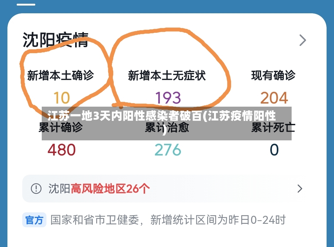 江苏一地3天内阳性感染者破百(江苏疫情阳性)