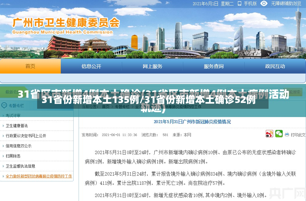 31省份新增本土135例/31省份新增本土确诊52例-第2张图片