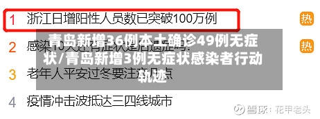 青岛新增36例本土确诊49例无症状/青岛新增3例无症状感染者行动轨迹-第2张图片