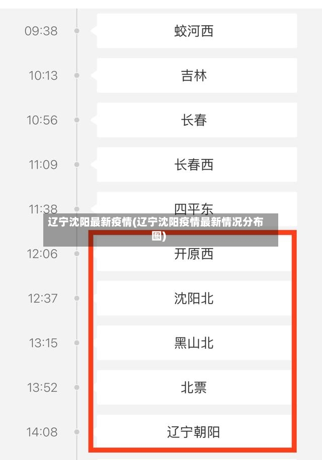 辽宁沈阳最新疫情(辽宁沈阳疫情最新情况分布图)
