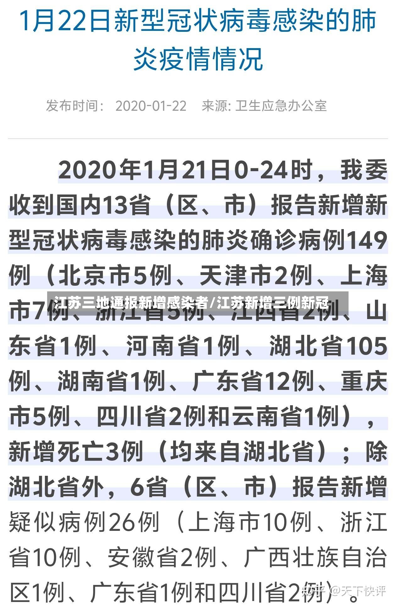 江苏三地通报新增感染者/江苏新增三例新冠