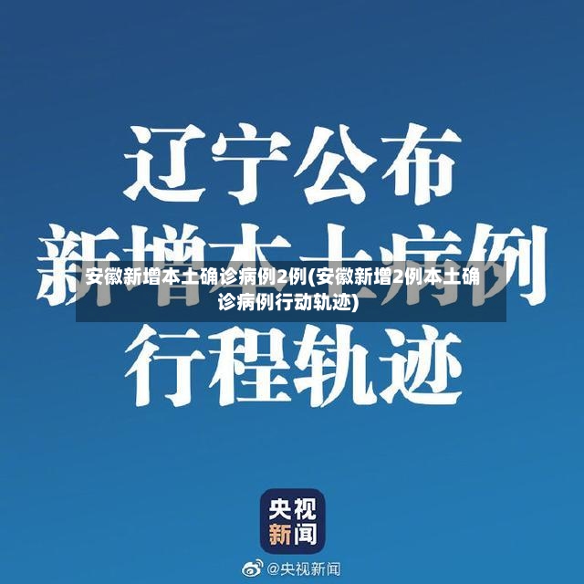 安徽新增本土确诊病例2例(安徽新增2例本土确诊病例行动轨迹)-第2张图片