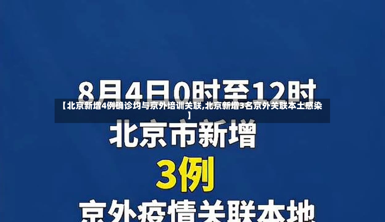 【北京新增4例确诊均与京外培训关联,北京新增3名京外关联本土感染】-第2张图片