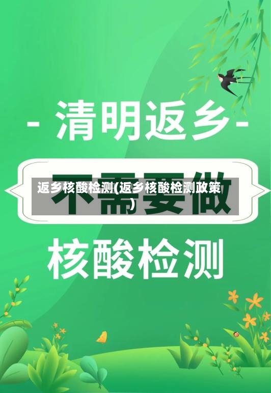 返乡核酸检测(返乡核酸检测政策)