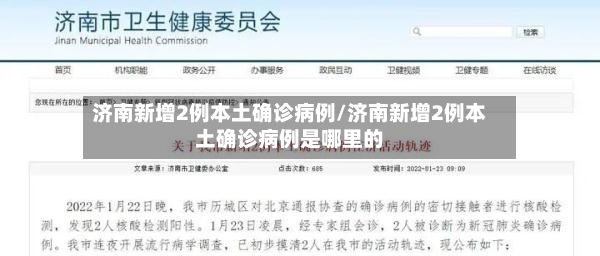 济南新增2例本土确诊病例/济南新增2例本土确诊病例是哪里的-第2张图片