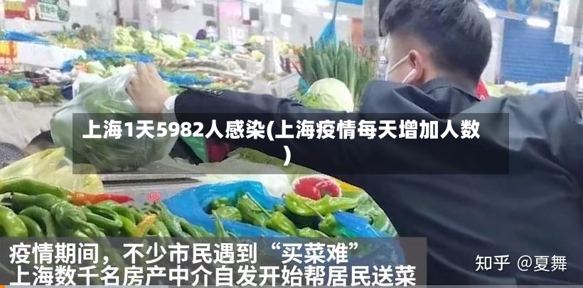 上海1天5982人感染(上海疫情每天增加人数)